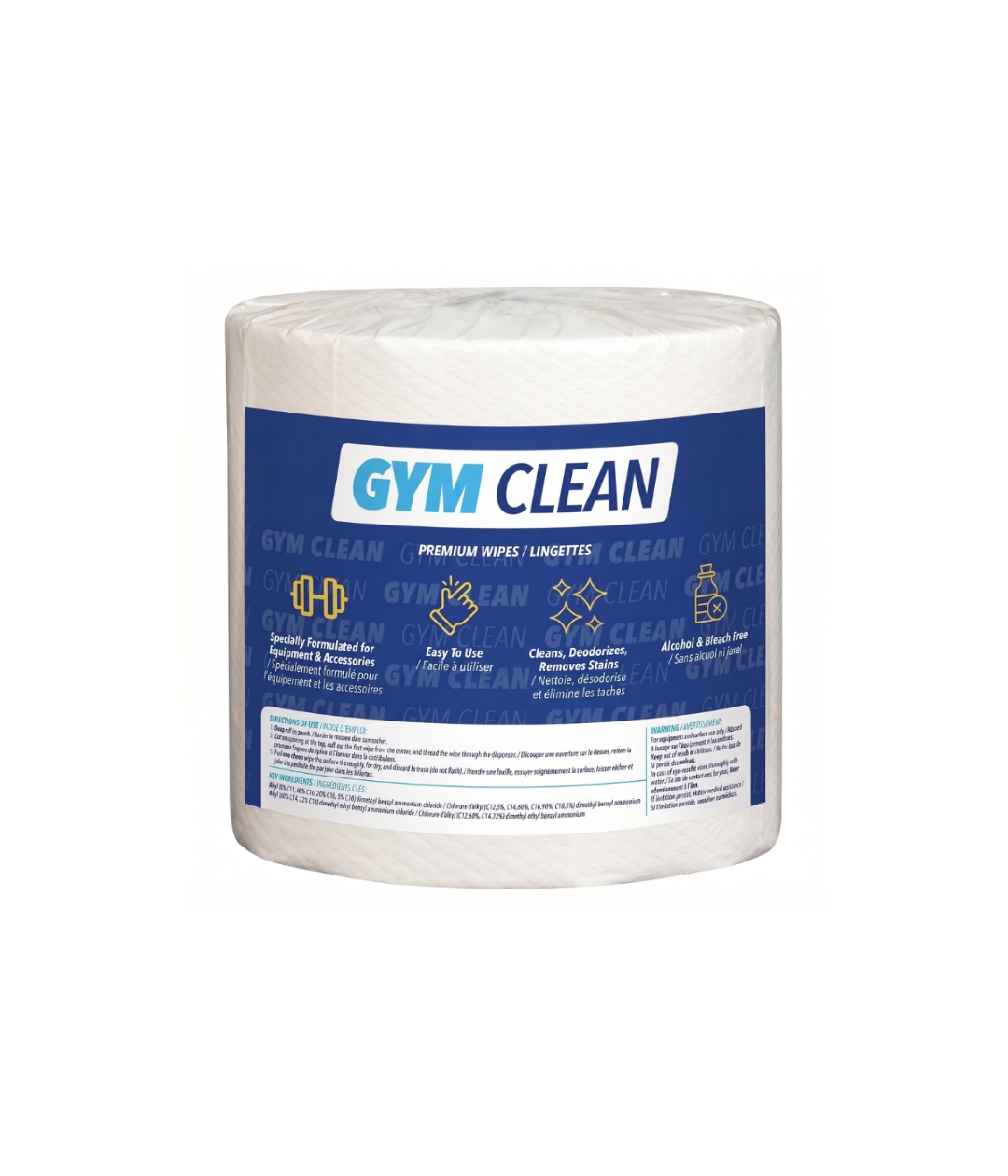 GymClean GC2000 commercial wipes roll